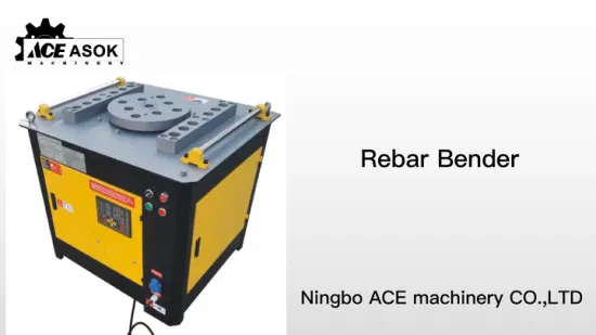 (GW 40) 380V Electric Manual Rebar Bender Machines